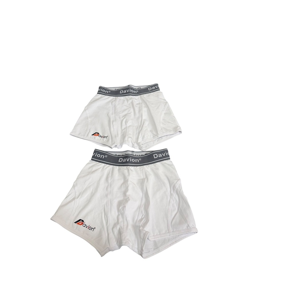 Davion 2-Pack Boys' Baseball Cup Underwear with Protective Athletic Cup Size M